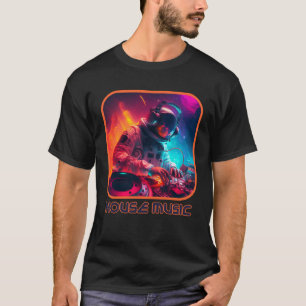 Astronaut DJ EDM for Rave Festival House Merch Dan T-Shirt