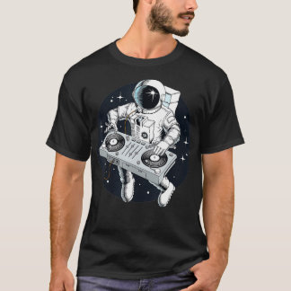 Astronaut DJ with Turntable T-Shirt