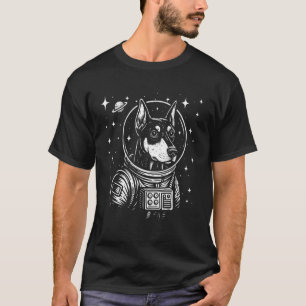 Astronaut Doberman Pinscher Space Galaxy Dog Lover T-Shirt