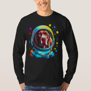 Astronaut Dog German Shorthaired Pointer T-Shirt