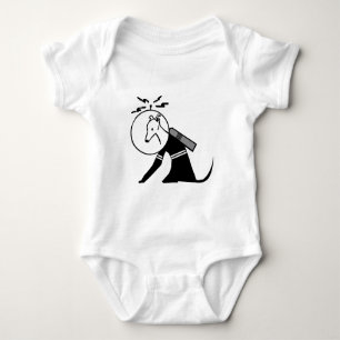 Astronaut dog, Greyhound, Italian greyhound, Space Baby Bodysuit