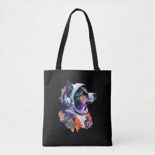 Astronaut Dog space Cute Dog Lover for Kids men an Tote Bag