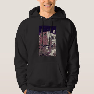 Astronaut Dog Space  No Place Like Home  Cool Grap Hoodie