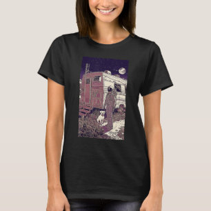 Astronaut Dog Space  No Place Like Home  Cool Grap T-Shirt