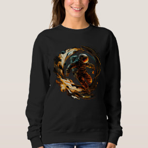 Astronaut Emerging from Portal Sweatshirt