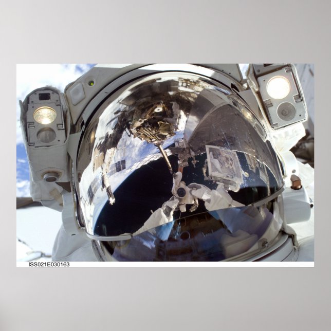 Astronaut Face Poster (Front)