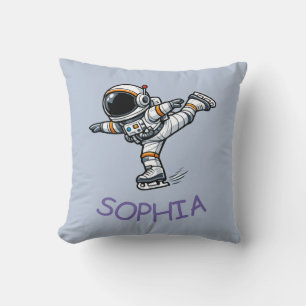 Astronaut Figure Skating Cushion