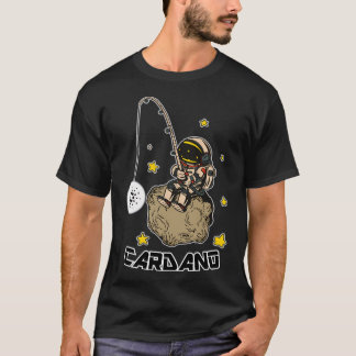 Astronaut Fishing For Cardano Ada T-Shirt
