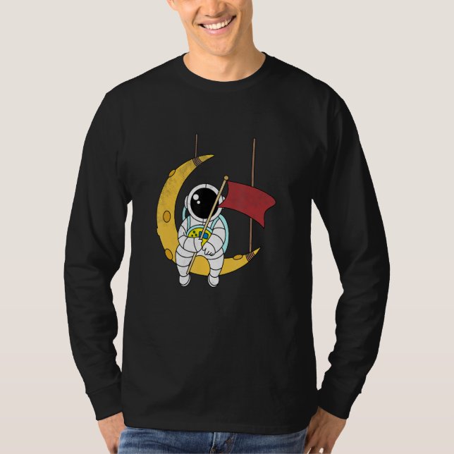 Astronaut Flag Astronomy Planet  Future Astronauts T-Shirt (Front)