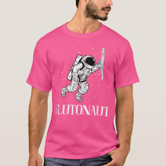 Astronaut Flautist Flute Player Music Instrument F T-Shirt