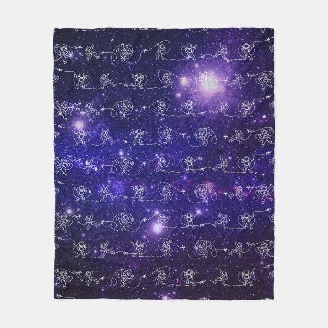 Astronaut Fleece Blanket (Front)