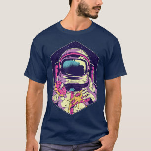Astronaut Food Doughnut Pizza Space T-Shirt