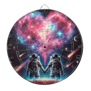 Astronaut Galaxy Dartboard