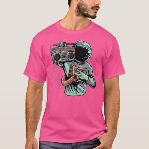 Astronaut Ghetto Blaster Boombox - 80S 90S Hip Hop T-Shirt