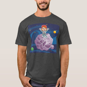 Astronaut Girl Asteroid Watch Day June 30  T-Shirt