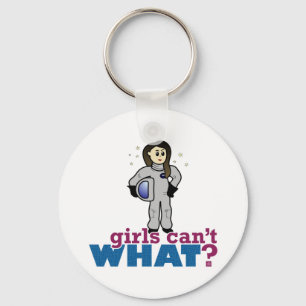 Astronaut Girl Key Ring