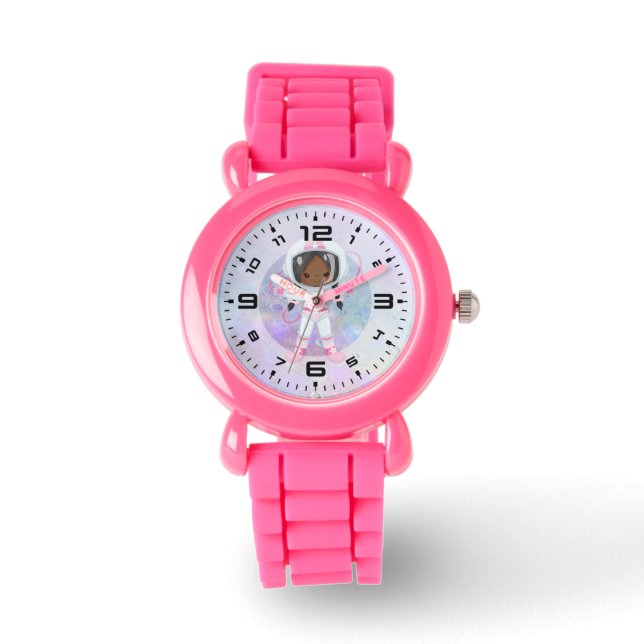 Astronaut girl Outer Space Watch (Front)
