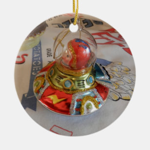 astronaut Glass Ornament on Idaho Vintage