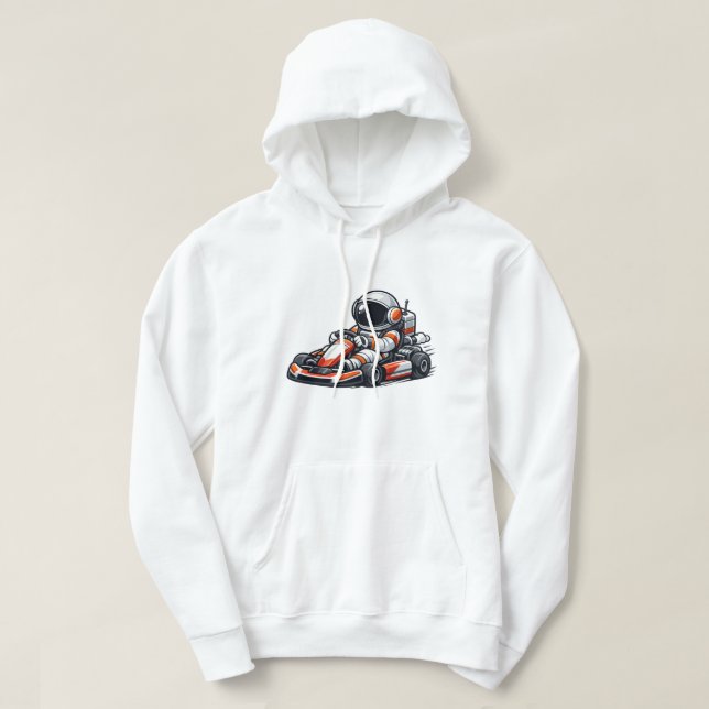 Astronaut Go-Kart Hoodie (Design Front)