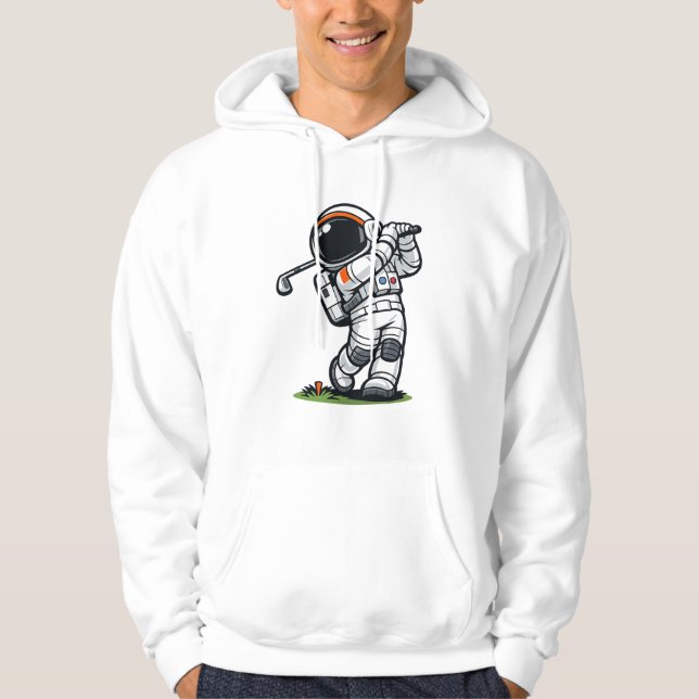 Astronaut Golf Hoodie (Front)
