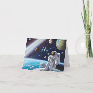 Astronaut Graphic Note Card