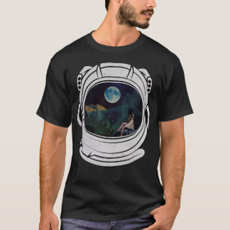 Astronaut Helmet - Explore The Universe T-Shirt