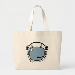 Astronaut Helmet Large Tote Bag