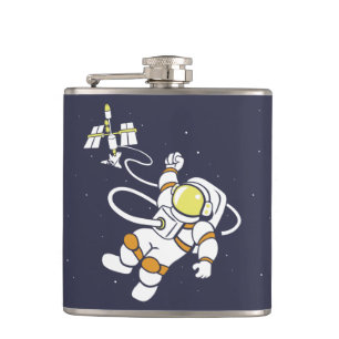 Astronaut Hip Flask