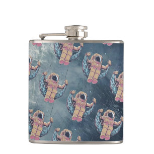 Astronaut Hip Flask