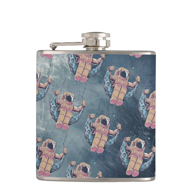 Astronaut Hip Flask (Front)
