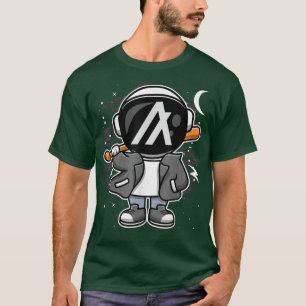 Astronaut Hiphop Algorand ALGO Coin To The Moon Cr T-Shirt