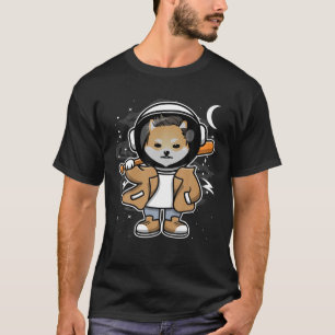 Astronaut Hiphop Dogelon Mars ELON Coin To The Moo T-Shirt