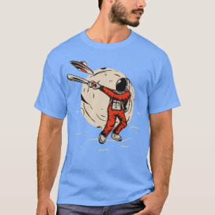 Astronaut Hit Ufo Spaceship T-Shirt