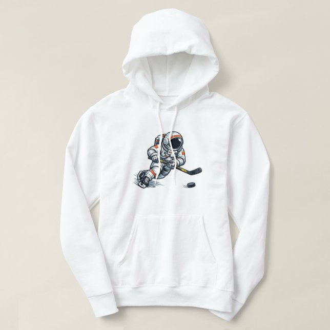 Astronaut Hockey Hoodie (Design Front)