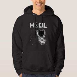 Astronaut Hodl Ripple Xrp Coin To The Moon Crypto  Hoodie
