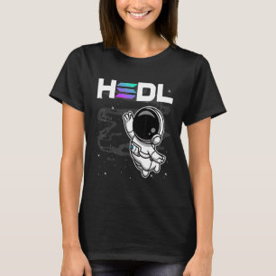 Astronaut Hodl Solana Sol Coin To The Moon Crypto T-Shirt