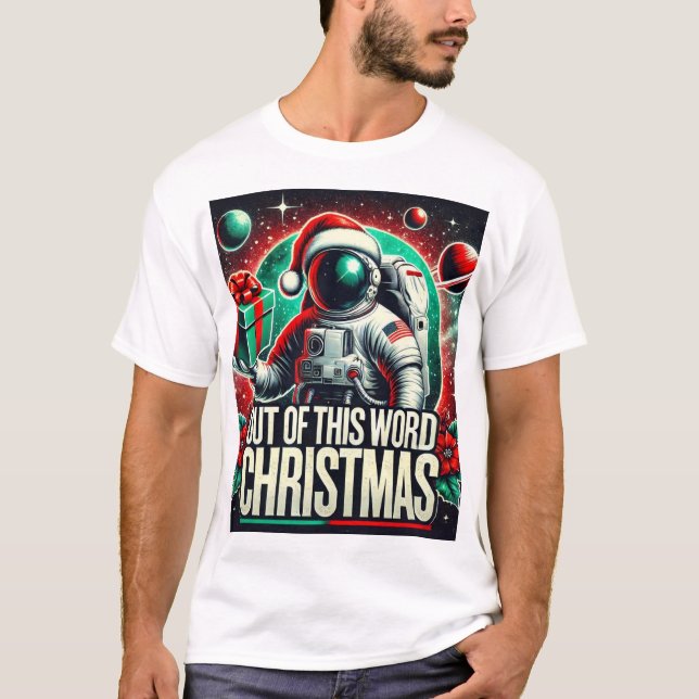 Astronaut Holiday T-Shirt (Front)