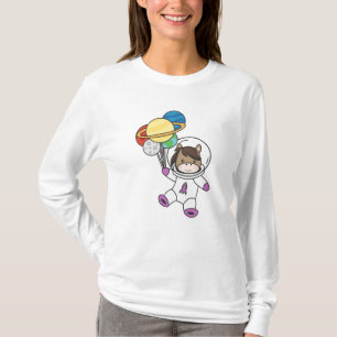Astronaut Horse Ponny Planet Earth Mars T-Shirt
