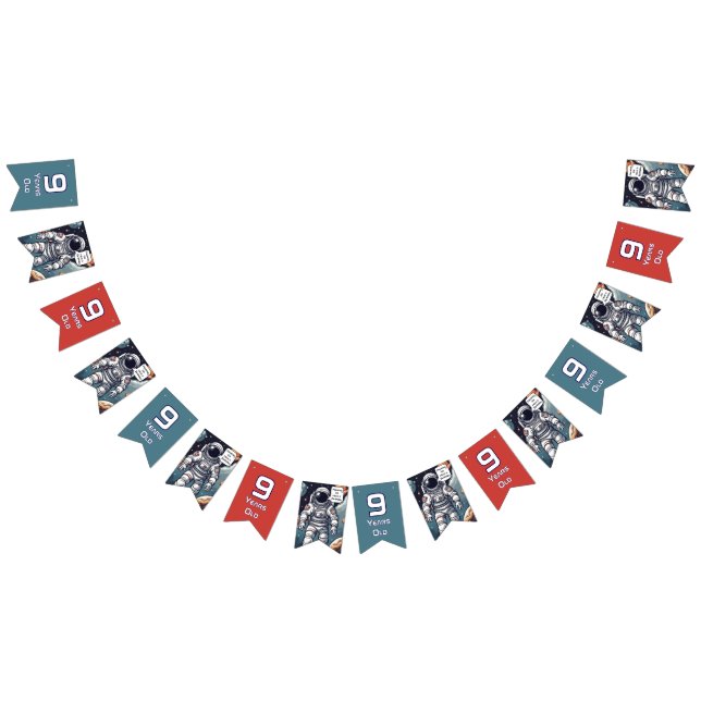 Astronaut Houston, We Have A Birthday!   Bunting (All)