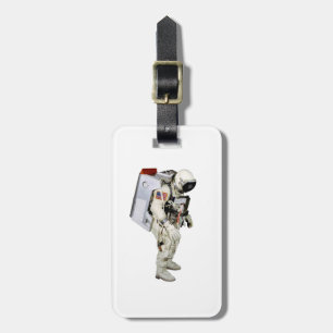 Astronaut image for Luggage-Tag-leather-strap Luggage Tag