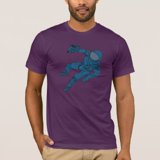 Astronaut in Blue T-Shirt