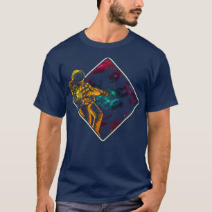 Astronaut in outer space 5 T-Shirt