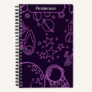 Astronaut In Outer Space Notebook