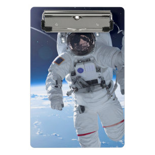Astronaut in space mini clipboard