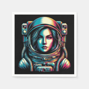 Astronaut in space! napkin
