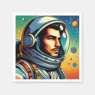 Astronaut in space! napkin
