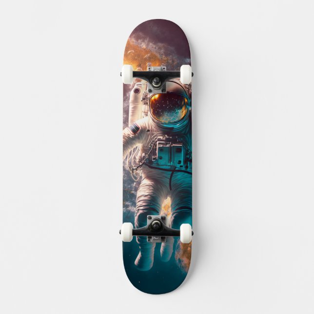 astronaut in space skateboard (Front)