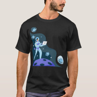 Astronaut In The Space T Shirt Design