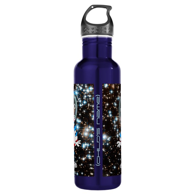 Astronaut in Training - Star Child Template 710 Ml Water Bottle (Front)