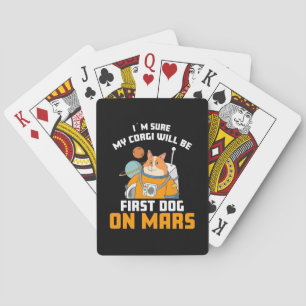 Astronaut Is Sure My Corgi Will Be First Dog Playing Cards